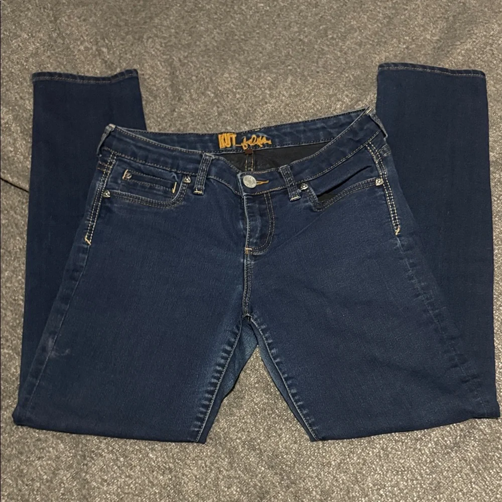 👖 **KUT from the Kloth Women’s Size 6 TLI Cut Jeans – Dark Wash** 👖 - Picture 12 of 13